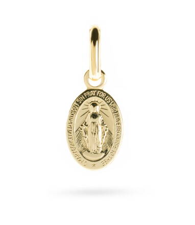 Zlatý medailón Sedembolestnej Panny Márie k689z