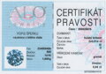 ALO náušnice z bieleho zlata s granátmi 23400545b