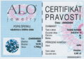 Náušnice ALO z bieleho zlata so zafírmi 23400545bS
