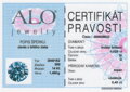 Prívesok ALO z bieleho zlata s topázom 2840182b