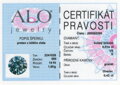 Prsteň ALO z bieleho zlata s granátom 2241028bGr