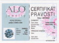 Prsteň s briliantom ALO 2240910 b 0,39 ct + darčekové balenie zdarma