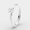 Elegantný snubný prsteň s briliantom R081b 0,274 ct