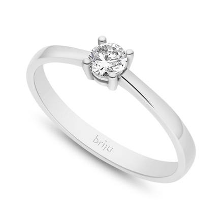 Dámsky prsteň s briliantom B0586