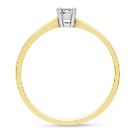 Dámsky prsteň s briliantom B0586