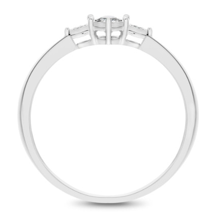 Dámsky prsteň s diamantom B0741