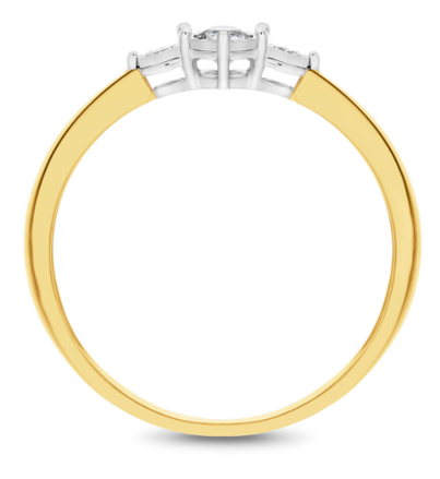 Dámsky prsteň s diamantom B0741