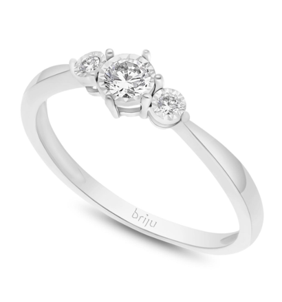 Dámsky prsteň s diamantom B0741