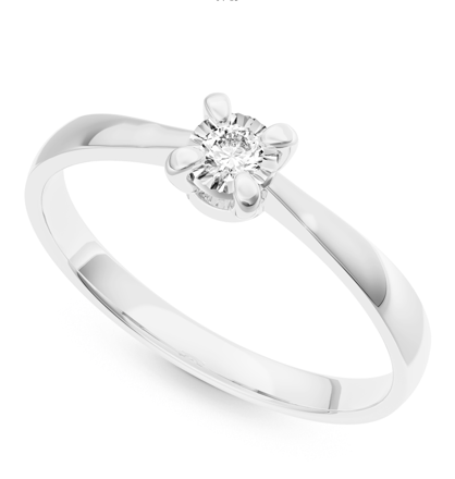 Dámsky prsteň s diamantom B1045