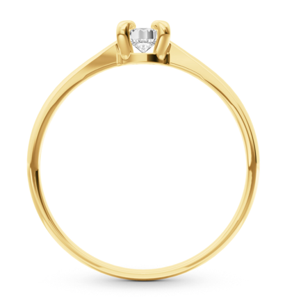 Dámsky prsteň s diamantom B1047