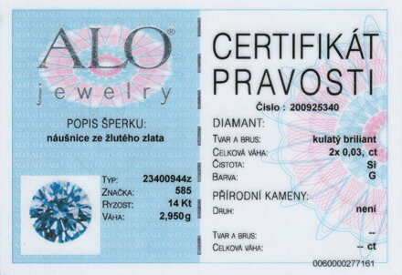 Náušnice ALO zo zlata s briliantmi 23400944z