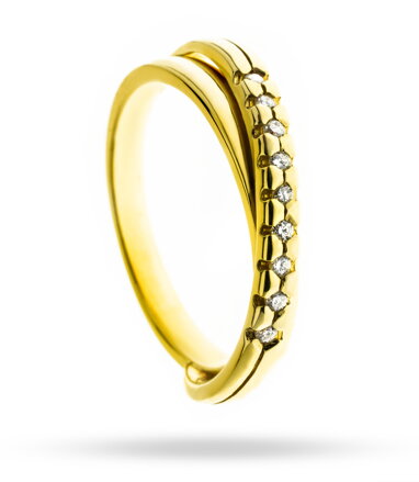Dámsky prsteň ALO zo žltého zlata 2241421z