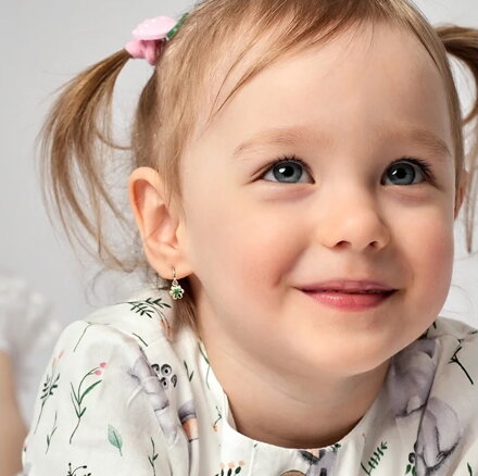 Cutie C1736-55-70-X-2 bM detské náušnice klapka