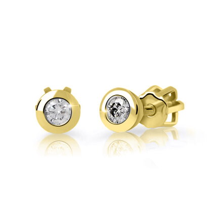 Dámske šróbovacie náušnice  s diamantom DX2294Z 0,34 ct