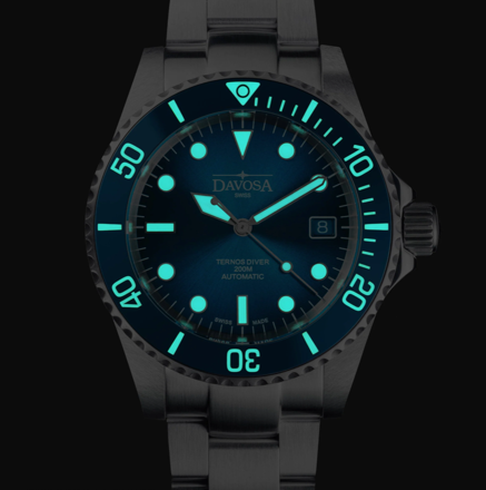 DAVOSA TERNOS DIVER BLUE LAGOON 161.554.40 LIMITED EDITION 200pcs