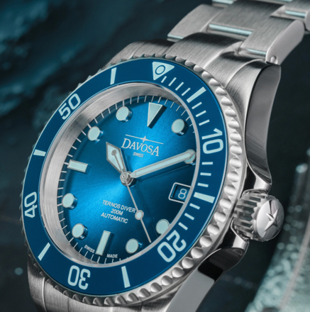 DAVOSA TERNOS DIVER BLUE LAGOON 161.554.40 LIMITED EDITION 200pcs