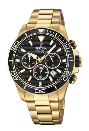 Festina Prestige 20364/3 pánske zlaté hodinky 