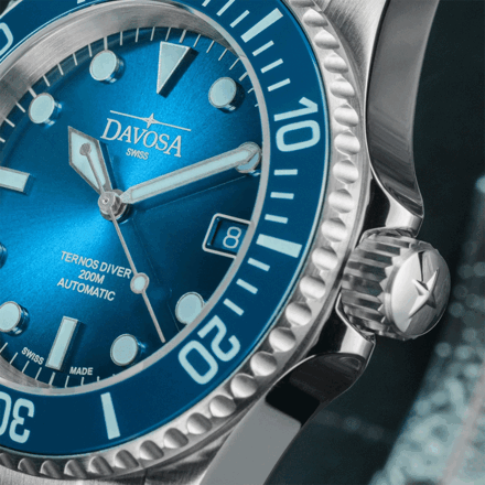 DAVOSA TERNOS DIVER BLUE LAGOON 161.554.04 LIMITED EDITION 200pcs