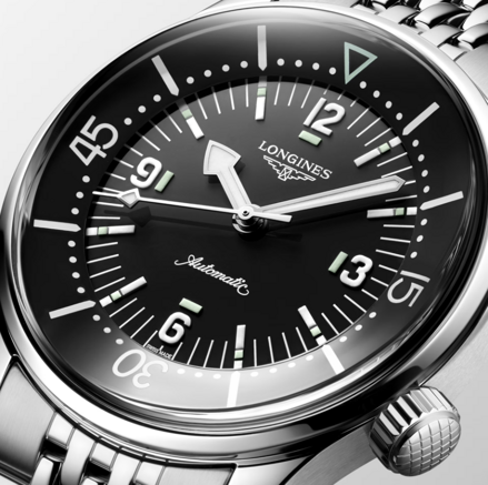Hodinky Longines Legend Diver L3.764.4.50.6 Ø 39.00 mm