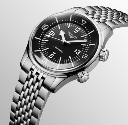 Hodinky Longines Legend Diver L3.764.4.50.6 Ø 39.00 mm