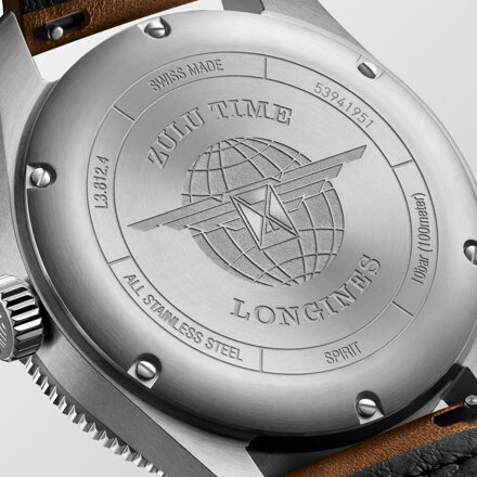 Longines Spirit Zulu Time L3.812.4.63.2 (L38124632)