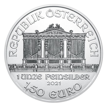 Strieborná investičná minca Wiener Philharmoniker 1 Oz 