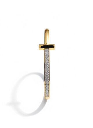 Kruhový náramok T zo žltého zlata K1699