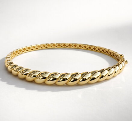 dámsky náramok zo žltého zlata V083