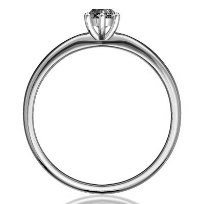 Romantický zásnubný prsteň s briliantom R085 0,24ct + darčekové balenie zdarma