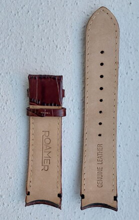 Koženný hnedý remienok ROAMER Superior R508837H