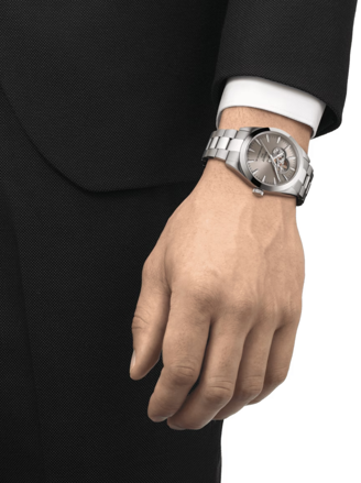 TISSOT GENTLEMAN POWERMATIC 80 OPEN HEART T127.407.11.081.00