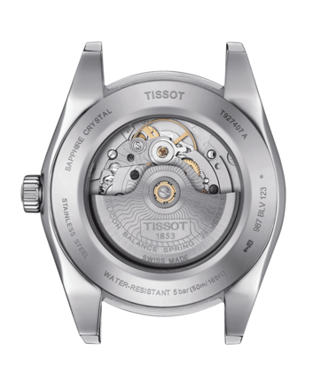 TISSOT GENTLEMAN POWERMATIC 80 SILICIUM SOLID 18K GOLD BEZEL T927.407.41.031.01
