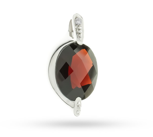 ALO Jewelry prívesok s českým granátom 200705678