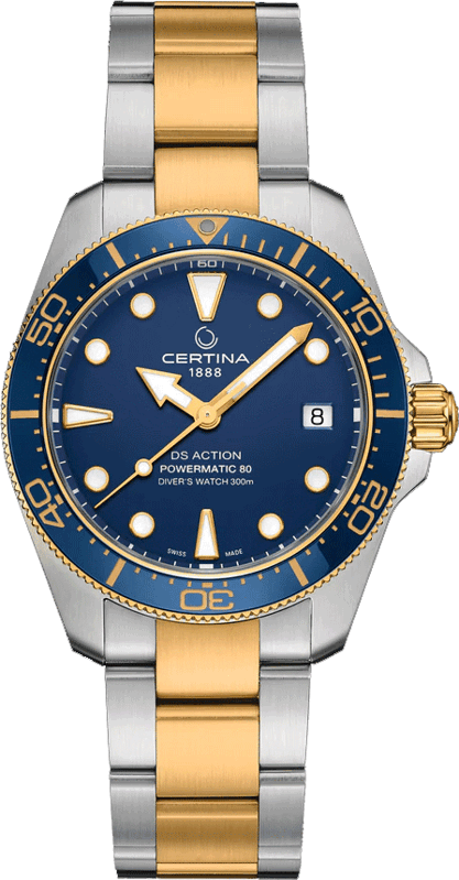 Pánske hodinky CERTINA DS ACTION DIVER 38MM POWERMATIC 80 C048.807.22.041.00