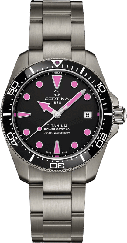 Pánske hodinky Certina DS Action Diver 38mm Powermatic 80 C048.807.44.051.01