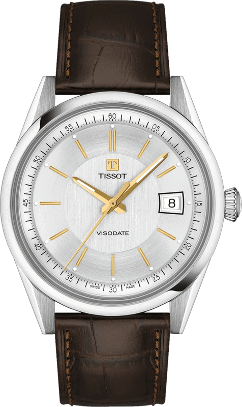 Pánske automatické hodinky Tissot Visodate 39mm T157.407.16.031.00