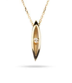 Zlatý náhrdeľník ALO Jewelry s diamantmi 2840578