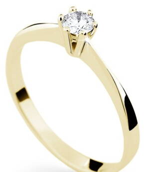 Zlatý diamantový prsteň DF1877 ž 0,170ct + darčekové balenie zdarma