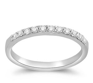 Dámsky prsteň z bieleho zlata RN121501