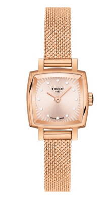 Dámske hodinky s diamantmi Tissot Lovely Square T058.109.33.456.00 (T0581093345600)