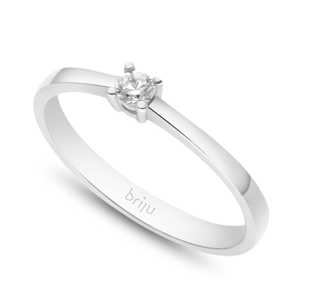 Dámsky prsteň s briliantom B0585