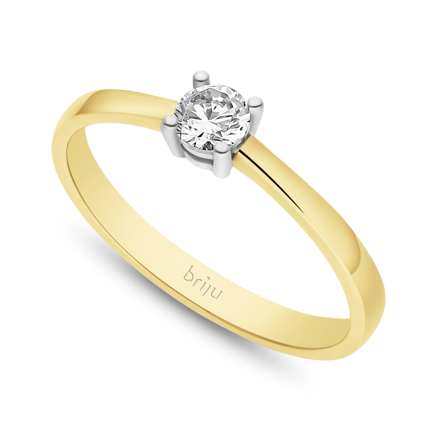 Dámsky prsteň s briliantom B0586