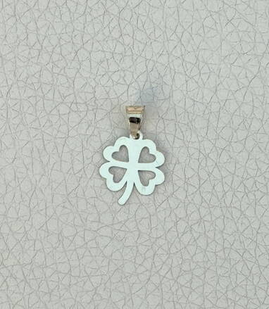 Prívesok štvorlístka zo žltého zlata k6643z