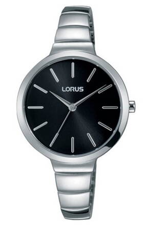 Lorus dámske hodinky s čiernym číselníkom RG215LX-9