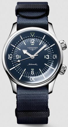 Hodinky Longines Legend Diver L3.764.4.90.2 Ø 39.00 mm