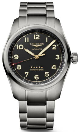 Titanové hodinky Longines Spirit L3.811.1.53.6 (L38111536)