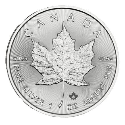 STRIEBORNÁ MINCA 1 OZ MAPLE LEAF 31,10g