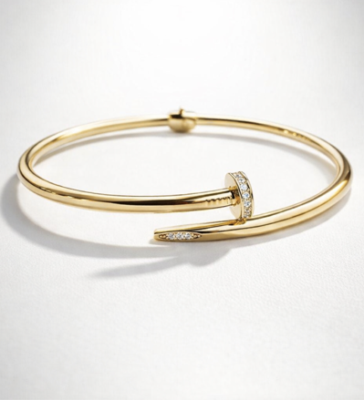 Dámsky náramok klinec zo zlata KLINEC K569