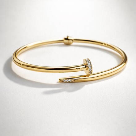 Dámsky náramok klinec zo zlata KLINEC K569