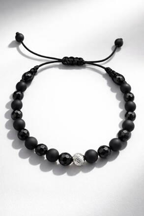 Náramok s onyxom a zlatou ozdobou RH06